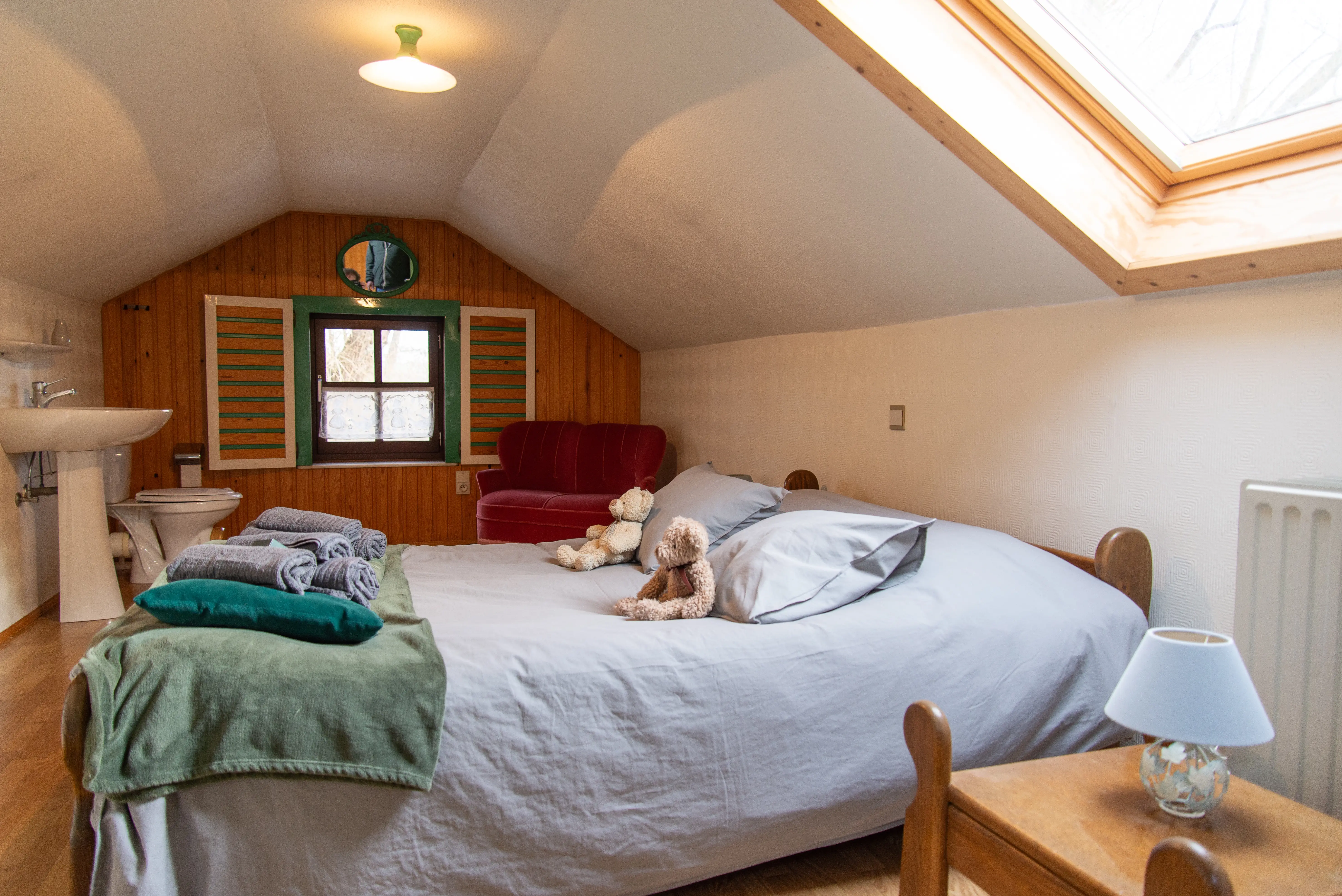 dubbelbed slaapkamer