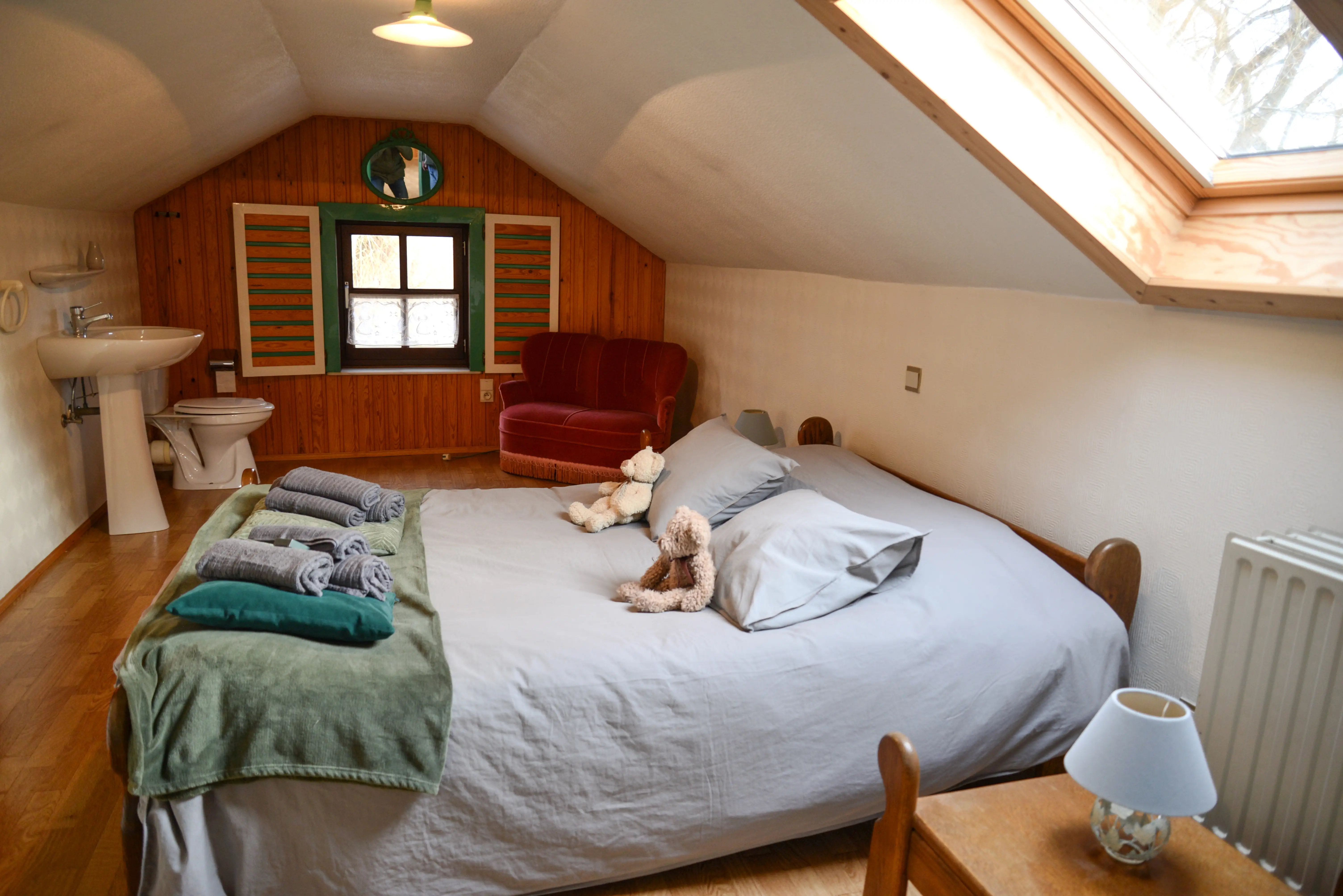 dubbelbed slaapkamer