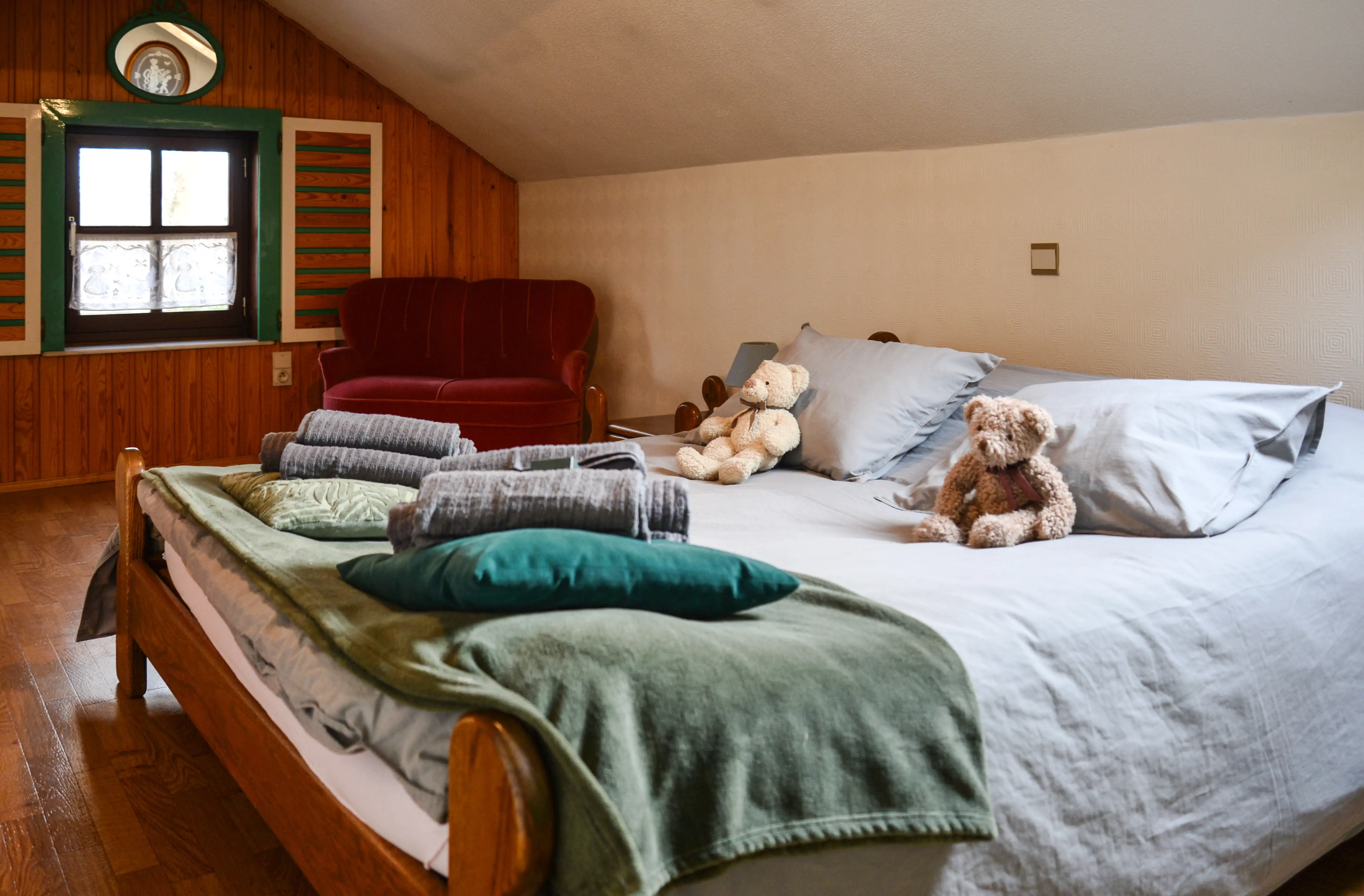 dubbelbed slaapkamer